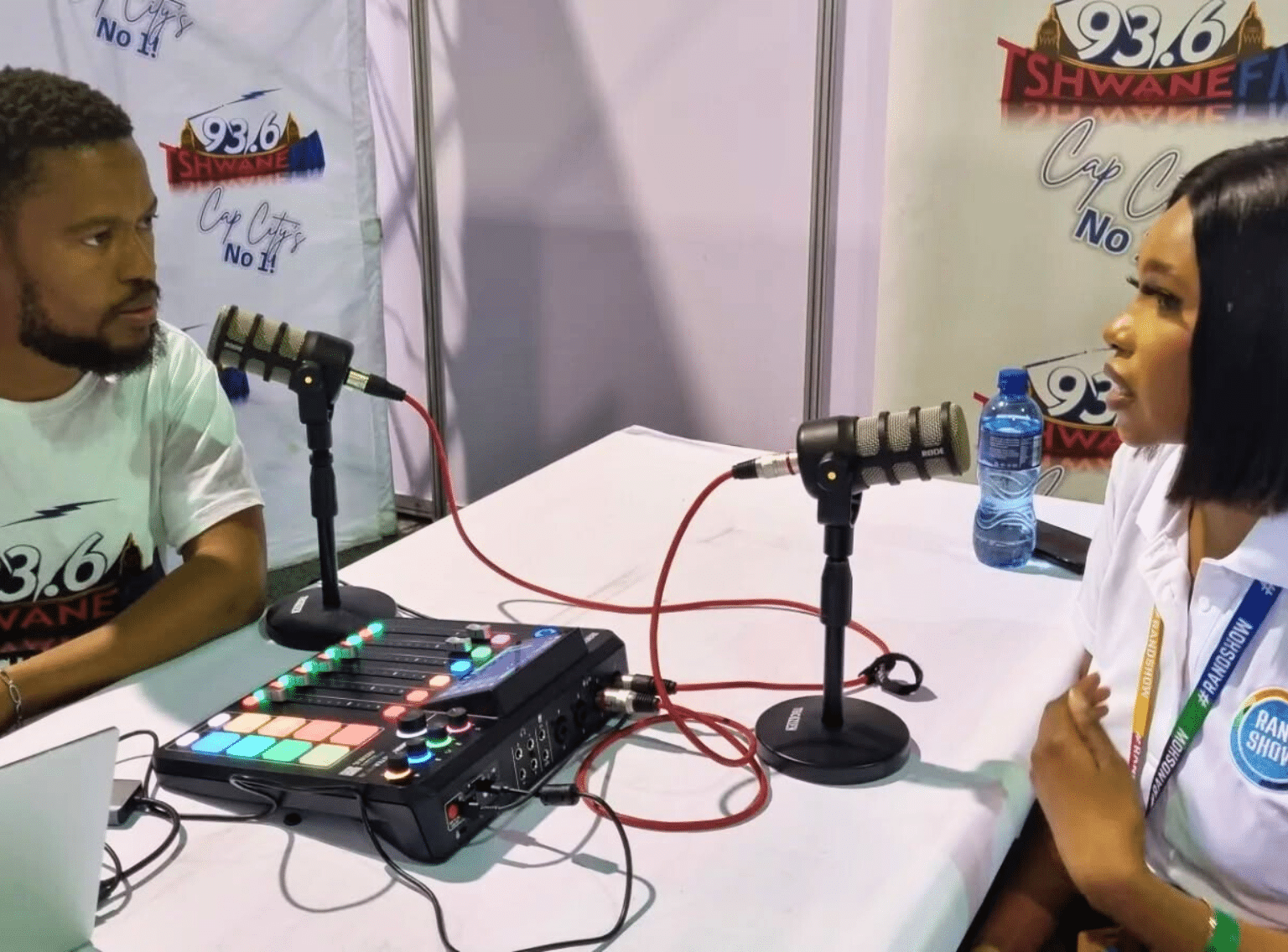 Tshwane FM broadcasting live in the Community Radio Village